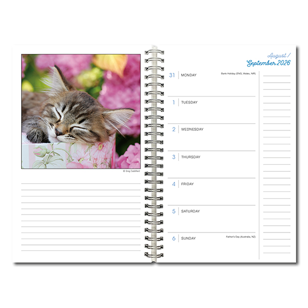Cat Naps 2027 Weekly Planner - Image 3