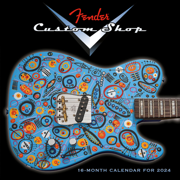 Fender™ Custom Shop Guitar Calendar 2024 Wall Calendar RSVP