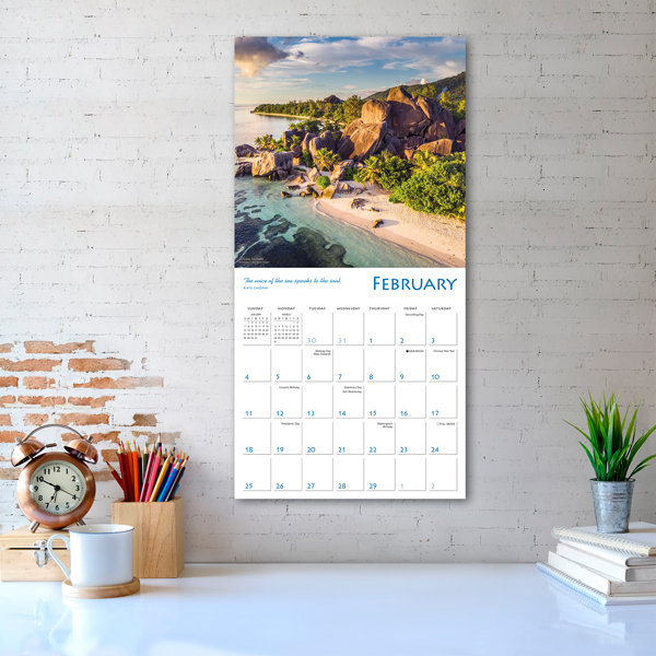 Islands in the Sun 2024 Wall Calendar RSVP