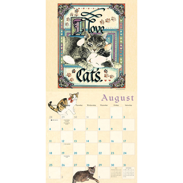 The Proverbial Cat 2024 Wall Calendar RSVP
