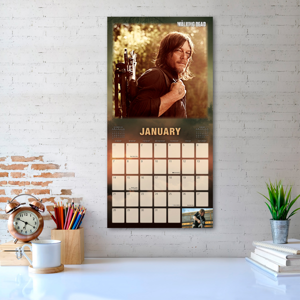 AMC The Walking Dead® Daryl Dixon 2024 Wall Calendar RSVP