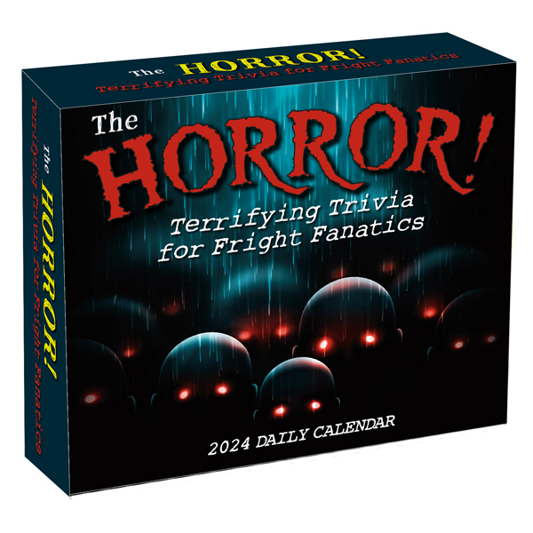The Horror! 2025 Boxed Daily Calendar RSVP