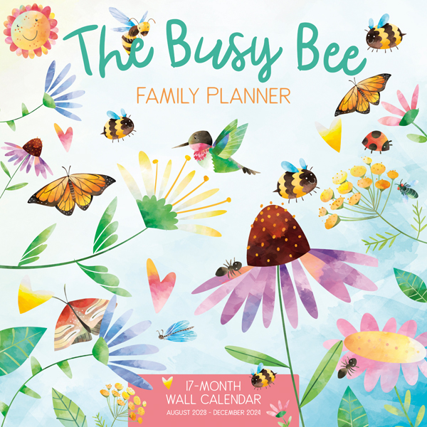 The Busy Bee 2024 17-Month Family Planner - RSVP