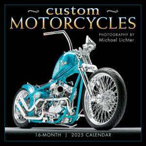 Custom Motorcycles 2025 Wall Calendar