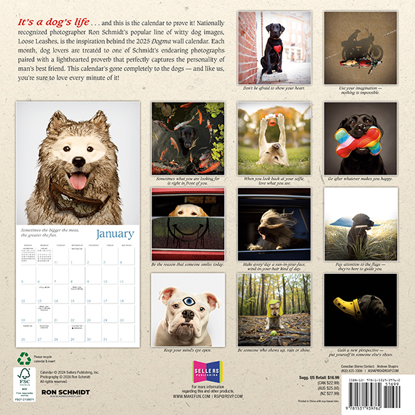 Dogma 2025 Wall Calendar RSVP