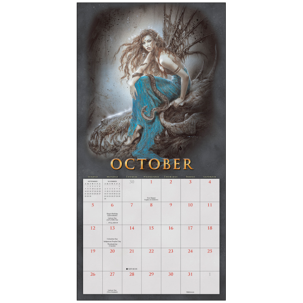 The Fantasy Art of Royo 2025 Wall Calendar RSVP