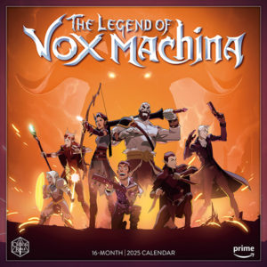 The Legend of Vox Machina 2025 Wall Calendar