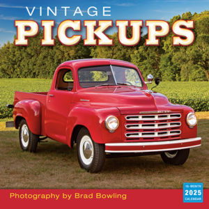 Vintage Pickups 2025 Wall Calendar