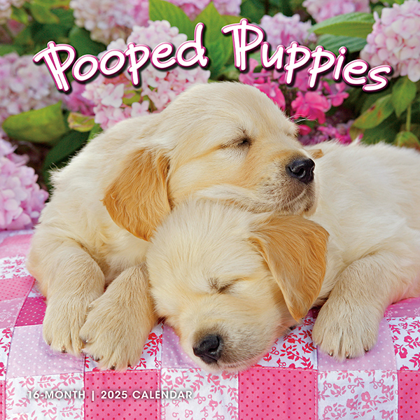 Pooped Puppies 2025 Wall Calendar RSVP Pooped Puppies 2025 Wall Calendar RSVP