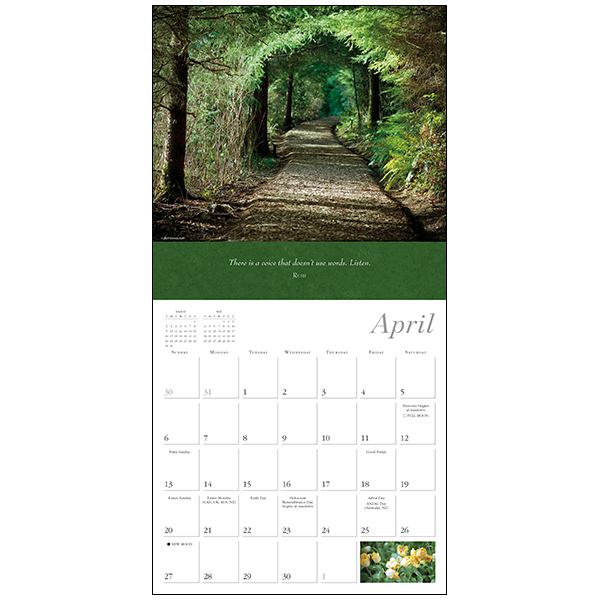 Simplicity 2025 Wall Calendar RSVP