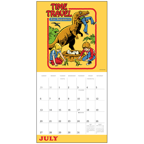Twisted Nostalgia 2025 Wall Calendar RSVP
