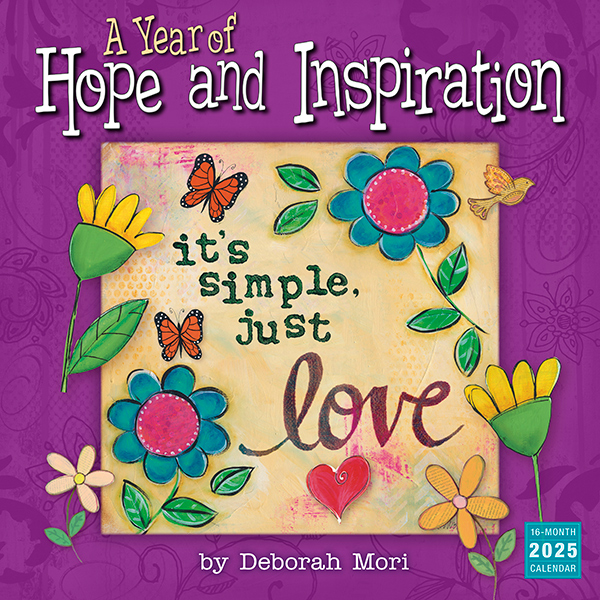 A Year of Hope and Inspiration 2025 Wall Calendar RSVP