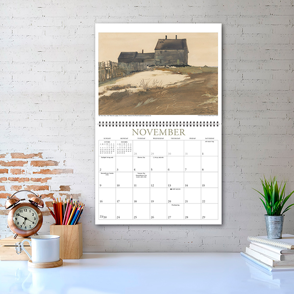 The Art of Andrew Wyeth 2025 Wall Calendar RSVP