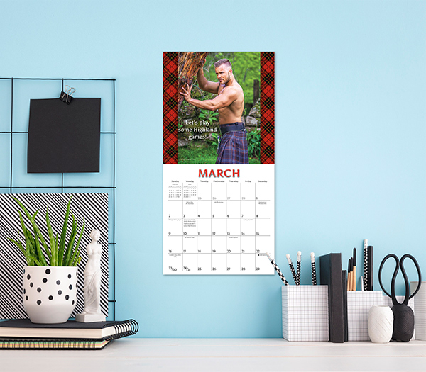 Kilty Pleasures 2025 Mini Calendar RSVP