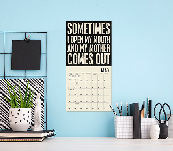 Words to Live By 2025 Mini Calendar RSVP