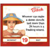 The Daily Bitch 2025 Daily Calendar - Image 4