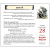 Forgotten English 2025 Daily Calendar - Image 5