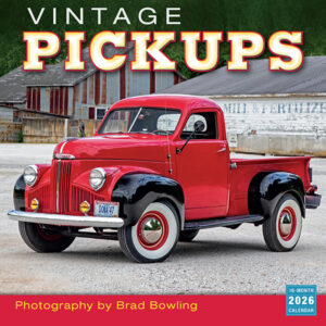 Vintage Pickups 2026 Wall Calendar
