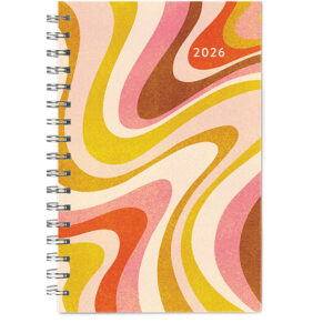 Groovy Swirls 2026 Design Essentials 16-Month Weekly Planner