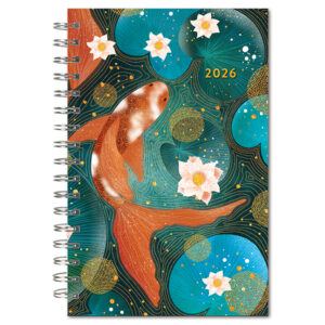 Golden Koi 2026 16-Month Weekly Planner