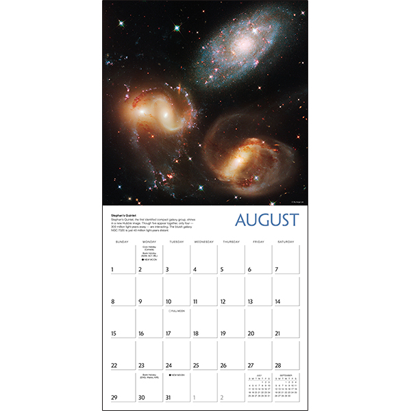 Destination Space 2027 Wall Calendar - Image 4