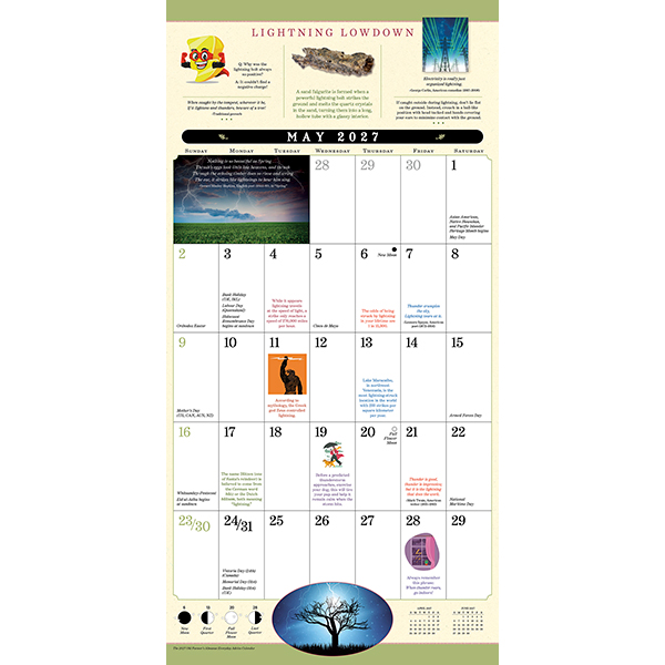 The Old Farmer's Almanac Everyday Advice 2027 Calendar - 17-Month Wall Planner - Image 3