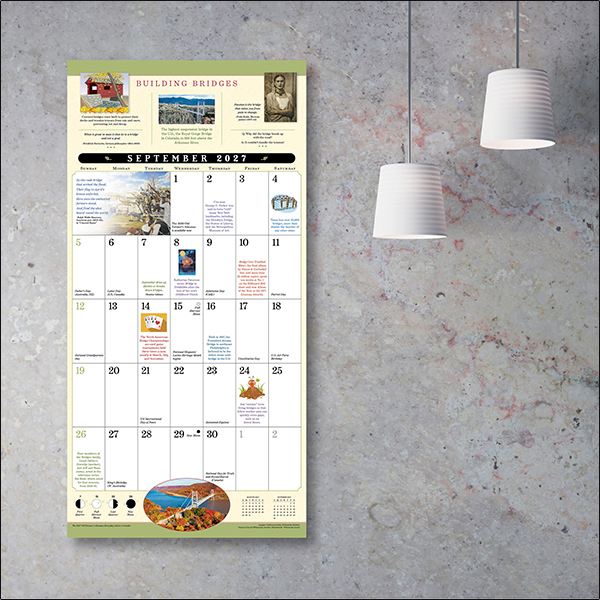 The Old Farmer's Almanac Everyday Advice 2027 Calendar - 17-Month Wall Planner - Image 2