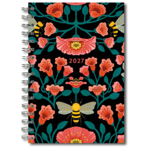 Garden Bees 2027 Design Essentials 16-Month Weekly Planner