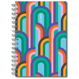 Color Cascade 2027 Design Essentials 16-Month Weekly Planner
