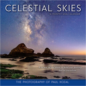Celestial Skies 2026 Wall Calendar