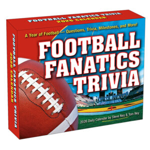 Football Fanatics Trivia 2026 Boxed Daily Calendar