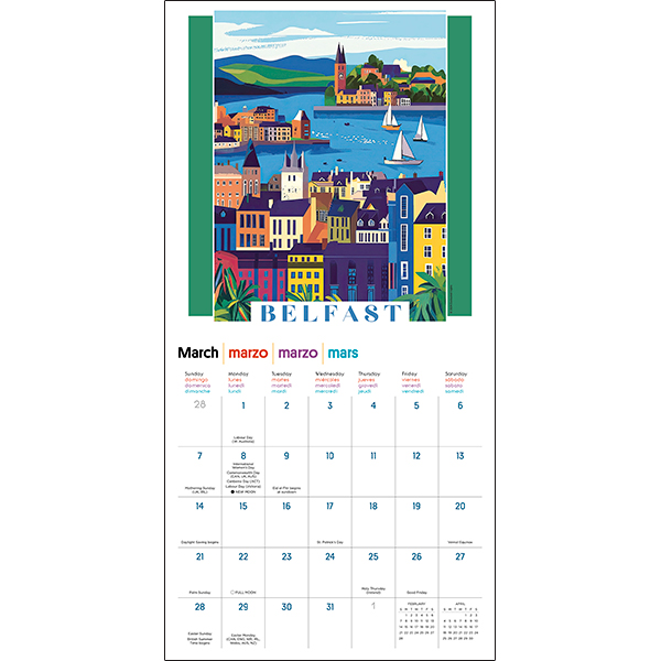 The Art of Travel 2027 Wall Calendar - Image 3