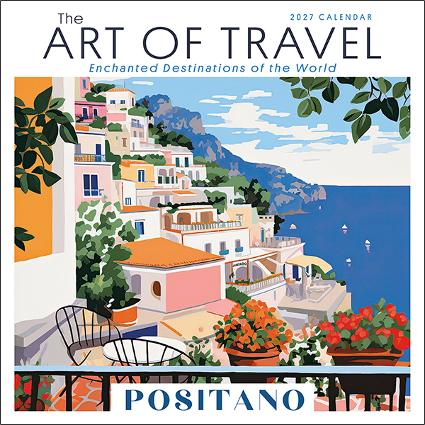 The Art of Travel 2027 Wall Calendar