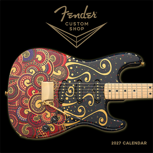Fender© Custom Shop Guitar 2027 Calendar