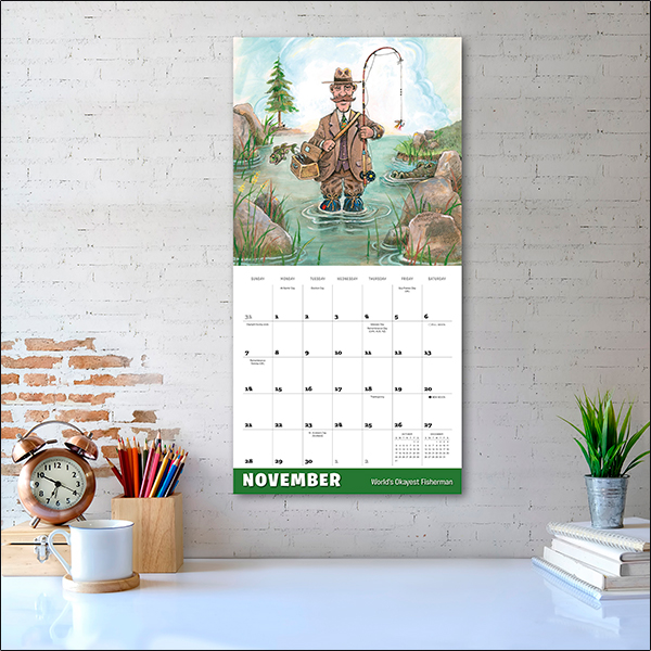 Gone Fishing 2027 Wall Calendar - Image 4