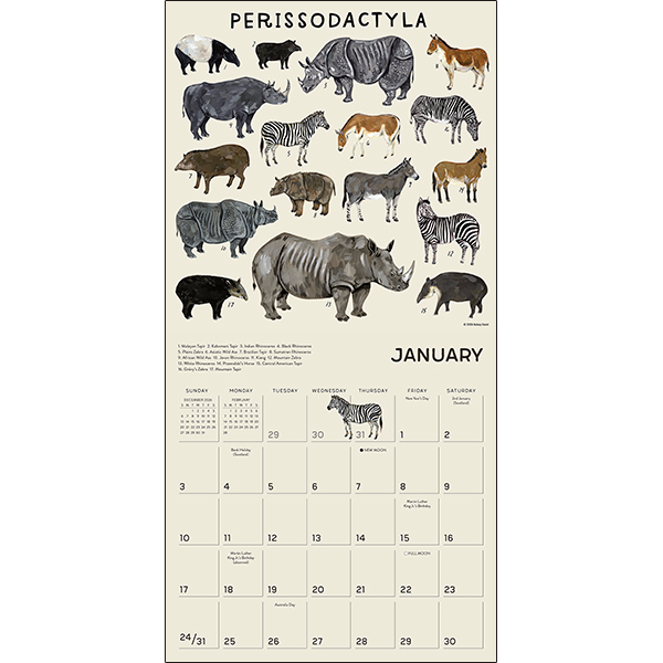 The Illustrated Animal Kingdom 2027 Wall Calendar - Image 3