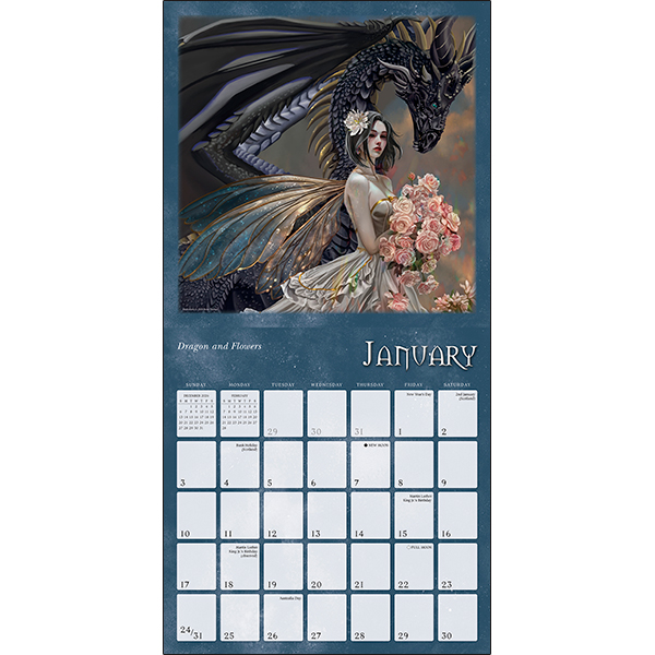 Dragon Witches 2027 Wall Calendar - Image 3