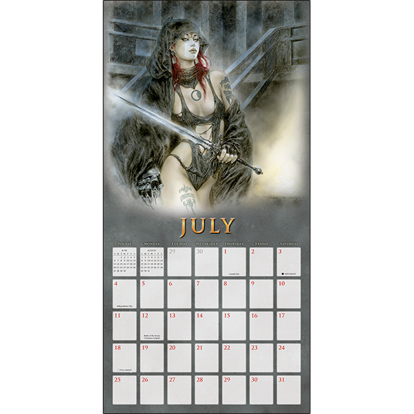 The Fantasy Art of Royo 2027 Wall Calendar - Image 4