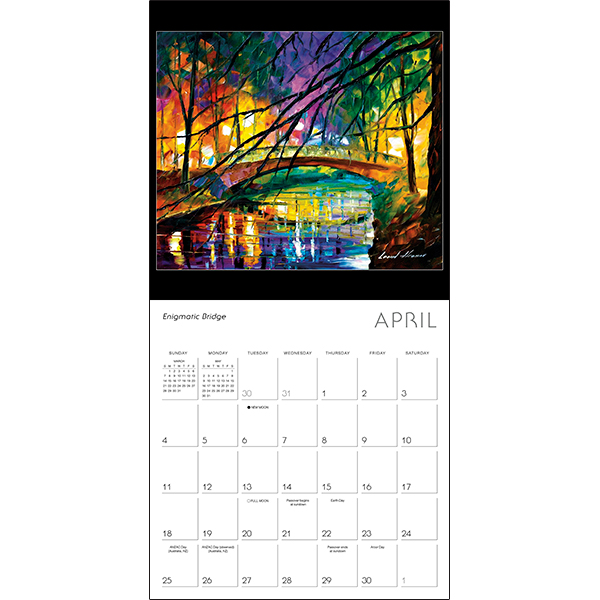 Impressions of Light 2027 Wall Calendar - Image 4