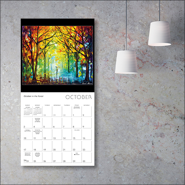 Impressions of Light 2027 Wall Calendar - Image 5