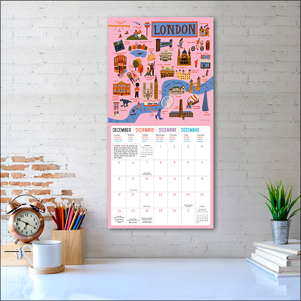 Drawn to Travel 2027 Wall Calendar - Image 5