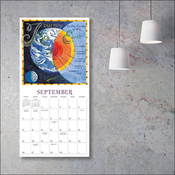 Sun, Moon, Stars 2027 Wall Calendar - Image 5