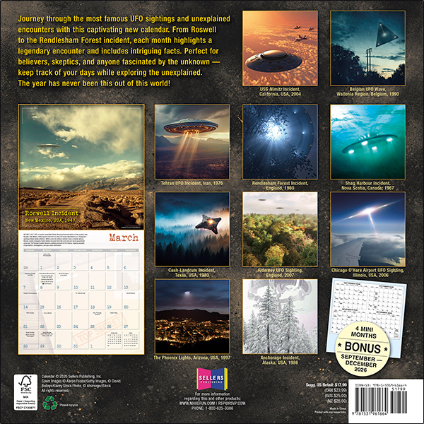 Sightings 2027 Wall Calendar - Image 2