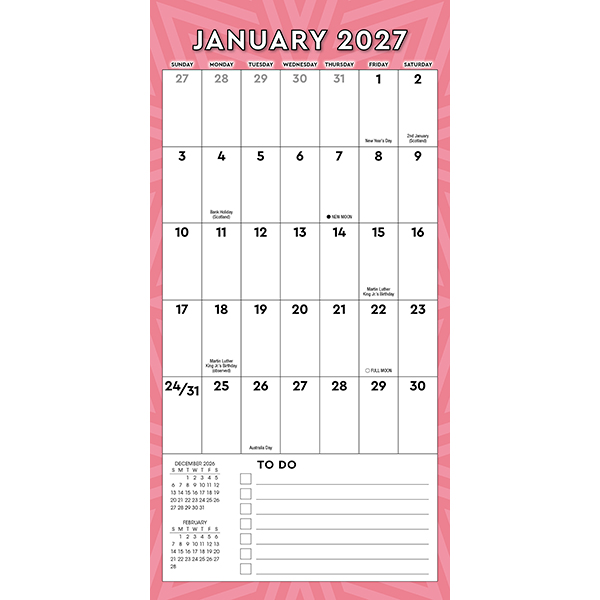 The Mini Big Grid Planner 2027 Mini Calendar - Image 3