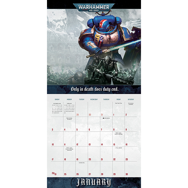 Warhammer 40,000™ 2027 Wall Calendar - Image 3