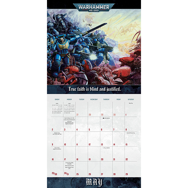 Warhammer 40,000™ 2027 Wall Calendar - Image 4
