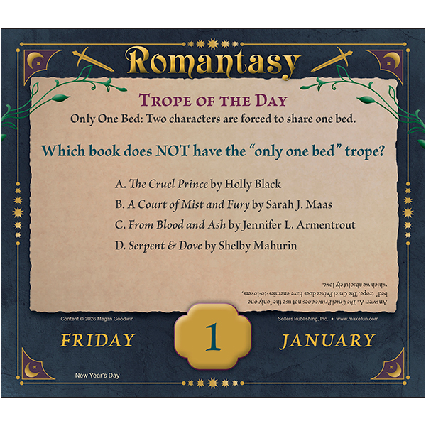 A Daily Dose of Romantasy 2027 Boxed Daily Calendar - Image 3