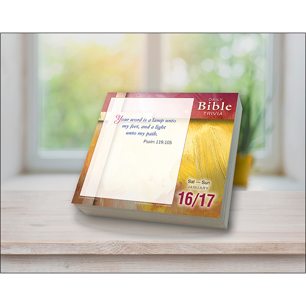 Bible Trivia Challenge 2027 Boxed Daily Calendar - Image 5