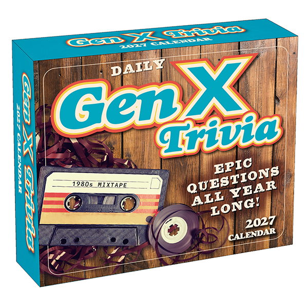 Daily Gen X Trivia 2027 Boxed Daily Calendar