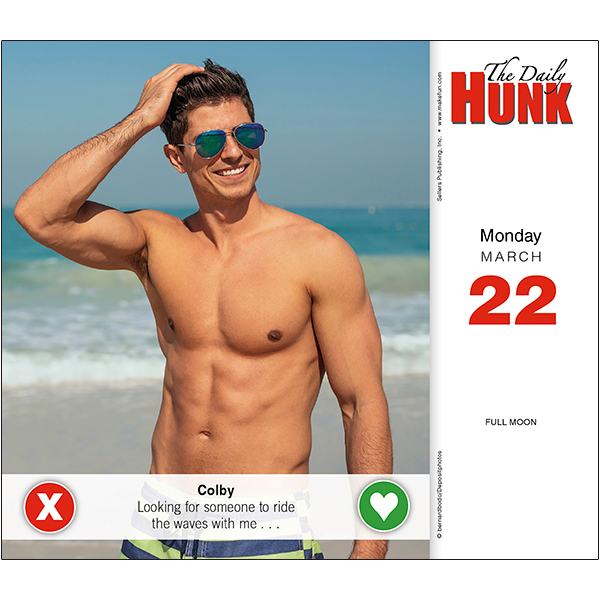 The Daily Hunk 2027 Daily Calendar - Image 4